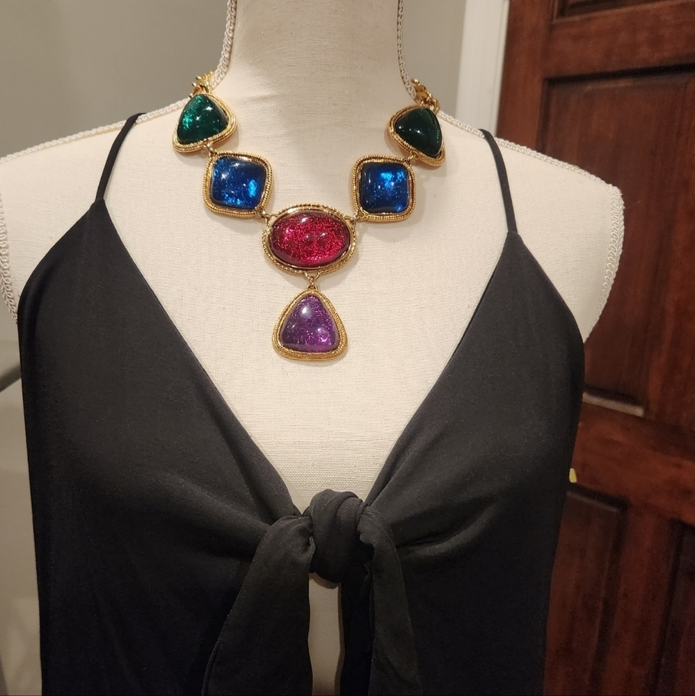 - Vtg Kjl Avon Caprianti Collection Necklace Kjl … - image 2